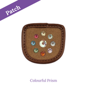 Colourful Prism Reithandschuh Patches